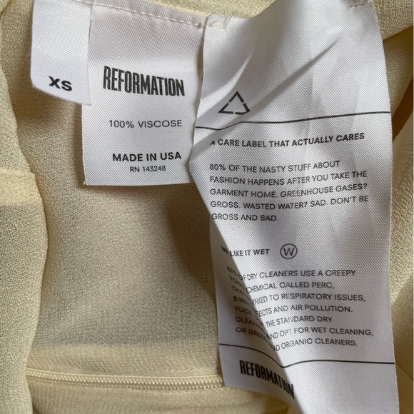 Reformation Constance Off-the-Shoulder Maxi Dress in Edith - Size XS - Picture 2 of 4